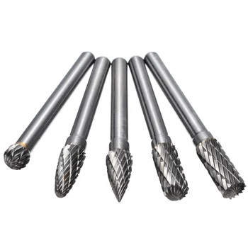 5Pcs/lot Tungsten Carbide Burr 6mm Shank Rotary Drill Bit Cutter Tool Electric Grinder Accessories For Metal Engraving Grinding
5Pcs/lot Tungsten Carbide Burr 6mm Shank Rotary Drill Bit Cutter Tool Electric Grinder Accessories For Metal Engraving Grinding