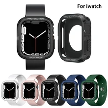 Soft Silicone Shell For Apple Watch Protector Case 7/6/SE/5/4/3/2/1 TPU Bumper Cover For Iwatch 38mm 40mm 42mm 44mm 41mm 45mm
Soft Silicone Shell For Apple Watch Protector Case 7/6/SE/5/4/3/2/1 TPU Bumper Cover For Iwatch 38mm 40mm 42mm 44mm 41mm 45mm