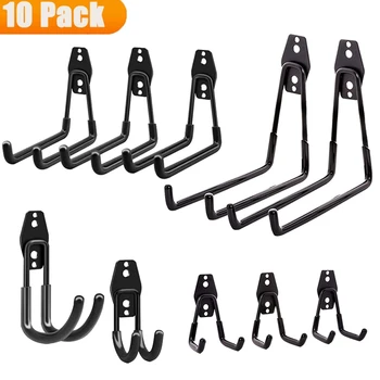 10 Pcs Garage Storage Hooks with Bike Hooks for Garage Organization Utility Heavy Duty Hooks for Organizing Power Tools
10 Pcs Garage Storage Hooks with Bike Hooks for Garage Organization Utility Heavy Duty Hooks for Organizing Power Tools