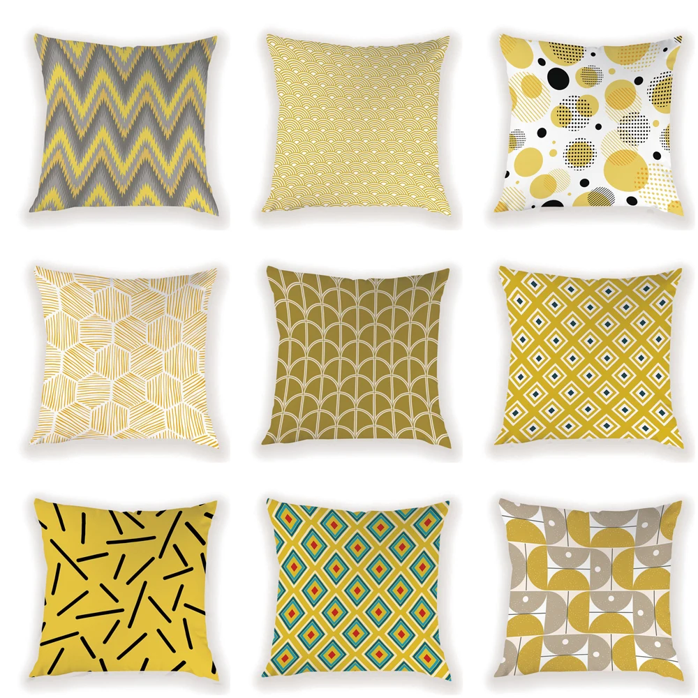 Geometric Cushions Yellow Cushion Cover 45X45 Cushion Case Gifts New Pillowcase Cushions For Living Room Cushions Decoration Bed
Geometric Cushions Yellow Cushion Cover 45X45 Cushion Case Gifts New Pillowcase Cushions For Living Room Cushions Decoration Bed