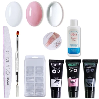 8Pcs/set Nail Polish UV Gel Nail Builder Extension Kit Professional Manicure Nail Art Tools
8Pcs/set Nail Polish UV Gel Nail Builder Extension Kit Professional Manicure Nail Art Tools