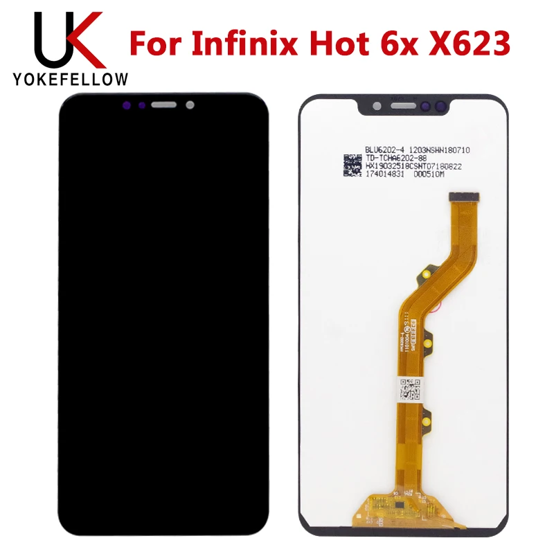 LCD For Infinix Hot 6x X623 LCD Display Screen With Touch Screen Sensor Complete Assembly
LCD For Infinix Hot 6x X623 LCD Display Screen With Touch Screen Sensor Complete Assembly