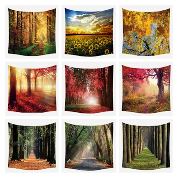 Psychedelic Tapestries Watercolor Green Forest Landscape Wall Hanging Couches Love Home Decoration Bedspreads 
Psychedelic Tapestries Watercolor Green Forest Landscape Wall Hanging Couches Love Home Decoration Bedspreads