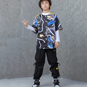 Children'S Hip-Hop Suit Girls HipHop Performance Clothing Boys Street Handsome Clothes Jazz Dance Costume 120-170 Height DWY2662
Children'S Hip-Hop Suit Girls HipHop Performance Clothing Boys Street Handsome Clothes Jazz Dance Costume 120-170 Height DWY2662