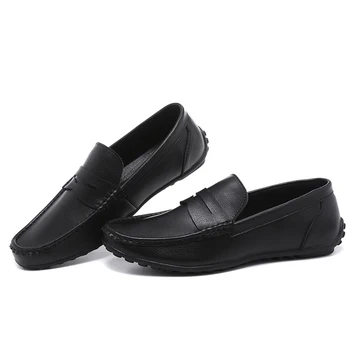 Men's Genuine Cow Leather Driving Style Boat Shoe Solid Color Slip-On Penny Loafers Soft Leather Moccasin Size 6~10
Men's Genuine Cow Leather Driving Style Boat Shoe Solid Color Slip-On Penny Loafers Soft Leather Moccasin Size 6~10