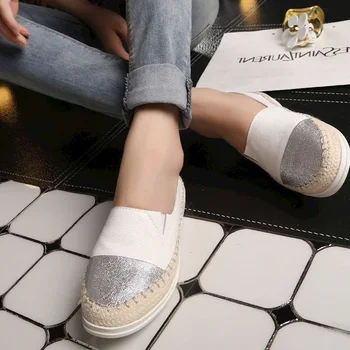 Women's flat fisherman's shoes spring new woven linen edging lazy shallow mouth round head student floral casual flat shoes
Women's flat fisherman's shoes spring new woven linen edging lazy shallow mouth round head student floral casual flat shoes