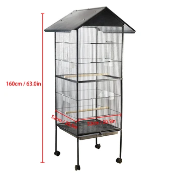 Pet Bird Cage Metal Wide Tall Large Capacity Fun Easy Cleaning Parrots Multifunction Feeding Rest Macaw Cockatiel Nest Supplies
Pet Bird Cage Metal Wide Tall Large Capacity Fun Easy Cleaning Parrots Multifunction Feeding Rest Macaw Cockatiel Nest Supplies