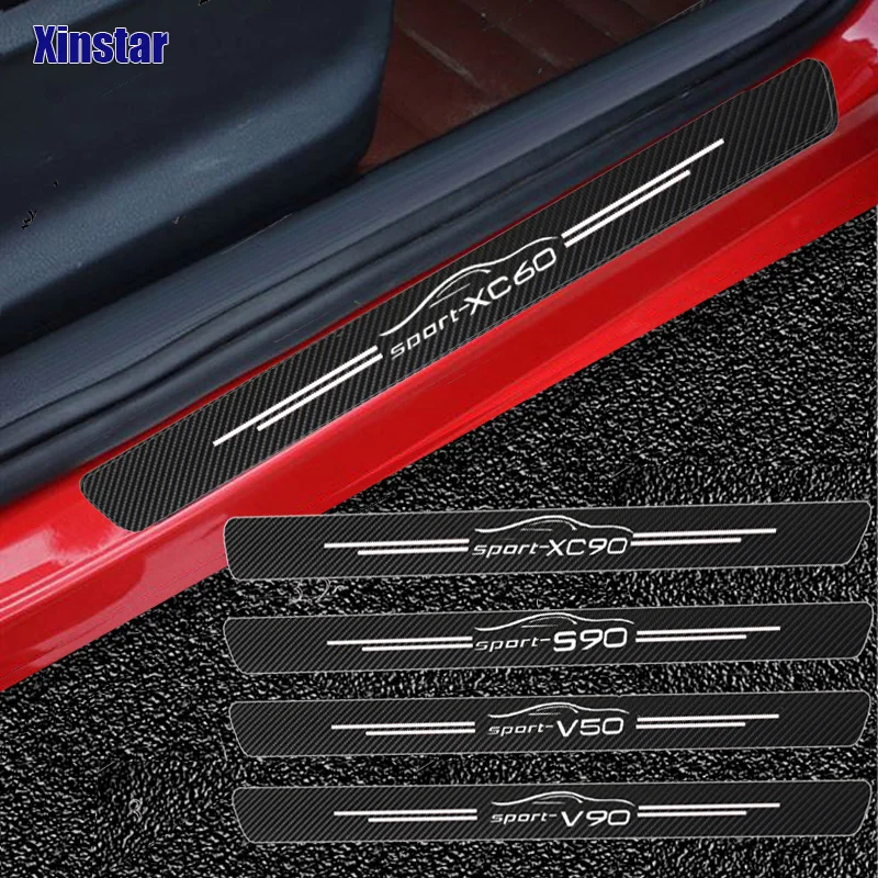 4PCS carbon fiber Stickers Vinyl Sport Stickers Decals for Volvo S60 XC90 V40 V50 V60 S90 V90 XC60 XC40 AWD T6 Accessories 
4PCS carbon fiber Stickers Vinyl Sport Stickers Decals for Volvo S60 XC90 V40 V50 V60 S90 V90 XC60 XC40 AWD T6 Accessories