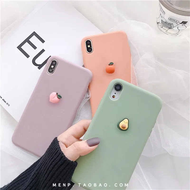 Cute 3D fruit Orange peach Avocado macaron silicon Pink phone case for HuaWei P10 P20 P30 Pro for iphone 7 8 plus X XRM XS 11
Cute 3D fruit Orange peach Avocado macaron silicon Pink phone case for HuaWei P10 P20 P30 Pro for iphone 7 8 plus X XRM XS 11