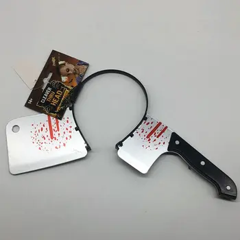 Halloween Headband Cosplay Props hair accessories Kitchen Knife tidy simulation plastic head knives scissors Novelty funny toy
Halloween Headband Cosplay Props hair accessories Kitchen Knife tidy simulation plastic head knives scissors Novelty funny toy
