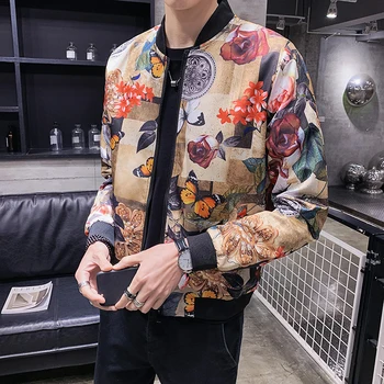 Designer Bomber Jacket Men Party Club Outfit Men Oversize 5xl Mens Pattern Jacket Classic 2020 Spring Fashion Print Male Jacket
Designer Bomber Jacket Men Party Club Outfit Men Oversize 5xl Mens Pattern Jacket Classic 2020 Spring Fashion Print Male Jacket