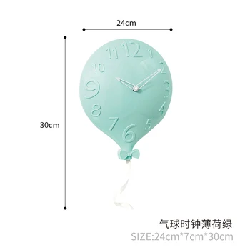 Cartoon Cute Wall Clock Balloon Creative Kids Wall Clock Kitchen Modern Electronic Relogios Parede Klok Home Decor OO50CW
Cartoon Cute Wall Clock Balloon Creative Kids Wall Clock Kitchen Modern Electronic Relogios Parede Klok Home Decor OO50CW