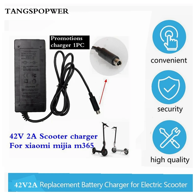1PC Best Price 42V 2A Electric Skateboard Adapter Scooter Charger For Millet Mijia M365 Electric Scooter Bicycle Accessories
1PC Best Price 42V 2A Electric Skateboard Adapter Scooter Charger For Millet Mijia M365 Electric Scooter Bicycle Accessories