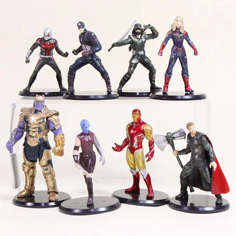 8pcs/set Avengers Endgame iron Man Captain Thanos Thor Ant-Man Action figure toys doll Super Hero Figure Toys
8pcs/set Avengers Endgame iron Man Captain Thanos Thor Ant-Man Action figure toys doll Super Hero Figure Toys