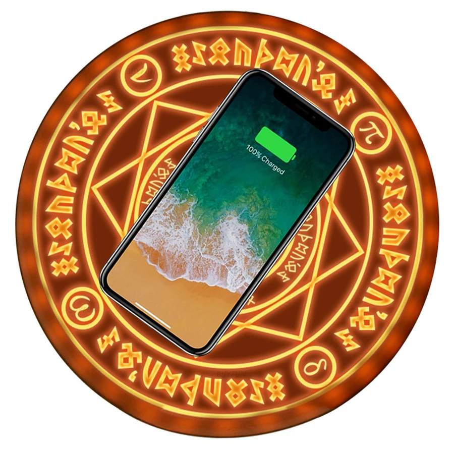 Universal Magic Circle Wireless Charger Qi Wireless Fast Quick Charging Pad for iPhone X XS 8 Samsung Xiaomi Redmi Huawei Honor
Universal Magic Circle Wireless Charger Qi Wireless Fast Quick Charging Pad for iPhone X XS 8 Samsung Xiaomi Redmi Huawei Honor