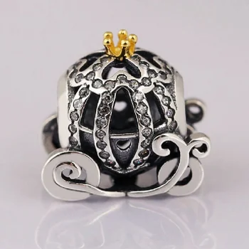 JrSr New 100% 925 Sterling Silver Bead Cinderella Pumpkin Carriage CZ Charm Fit Pandora Bracelet Woman DIY Jewelry Free shipping
JrSr New 100% 925 Sterling Silver Bead Cinderella Pumpkin Carriage CZ Charm Fit Pandora Bracelet Woman DIY Jewelry Free shipping