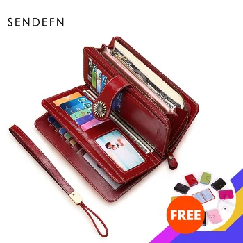 SENDEFN Hot Sale Women Clutch Leather Wallet Female Long Wallet Women Zipper Purse Strap Money Bag Purse For iPhone 11 5162-71
SENDEFN Hot Sale Women Clutch Leather Wallet Female Long Wallet Women Zipper Purse Strap Money Bag Purse For iPhone 11 5162-71