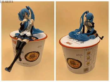 Cute Japan Anime Vocaloid Hatsune Miku Noodle Stopper Statue Sexy Girls PVC Action Figure Collection Model Toys Brinquedos 10CM 
Cute Japan Anime Vocaloid Hatsune Miku Noodle Stopper Statue Sexy Girls PVC Action Figure Collection Model Toys Brinquedos 10CM