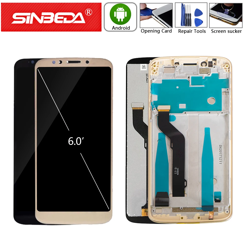 6.0"Original For Motorola Moto E5 Plus XT1924 LCD Display Touch Screen Digitizer with Frame For Moto E5 Plus Display Replacement
6.0"Original For Motorola Moto E5 Plus XT1924 LCD Display Touch Screen Digitizer with Frame For Moto E5 Plus Display Replacement