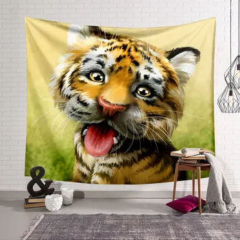 Animal Tiger Tapestry 3D Printing Tapestrying Rectangular Home Decor Wall Hanging 02
Animal Tiger Tapestry 3D Printing Tapestrying Rectangular Home Decor Wall Hanging 02