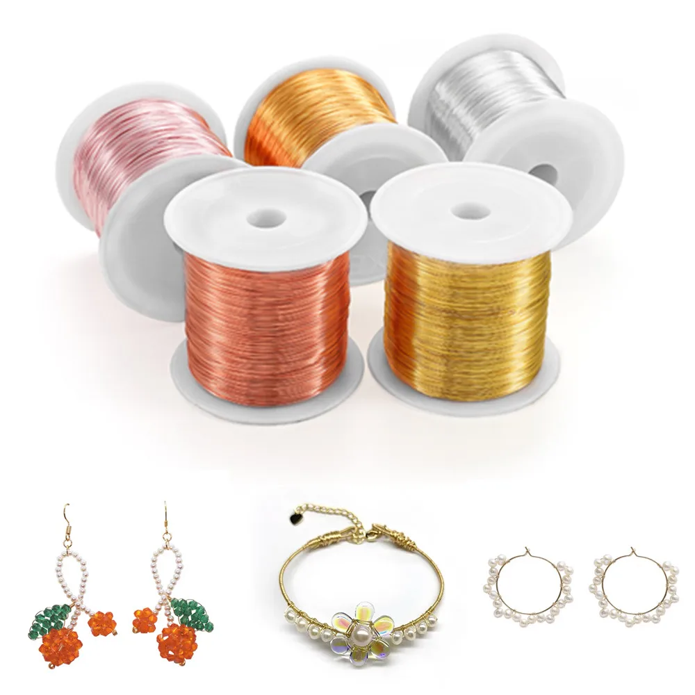 0.25kg/Roll 0.3-1mm Solid Colorfast Copper Wire Beading Cord String Unfading Thread For DIY Jewelry Making Fingdings Supplies
0.25kg/Roll 0.3-1mm Solid Colorfast Copper Wire Beading Cord String Unfading Thread For DIY Jewelry Making Fingdings Supplies