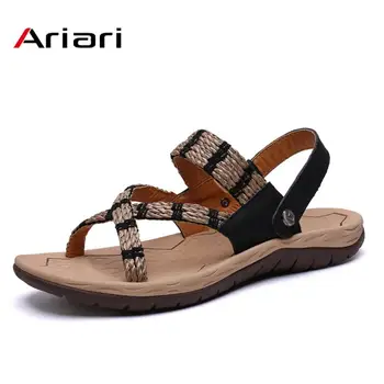 Summer Sandals For Men Leather Beach Slippers Casual Breathable Soft Flip Flops New Big Size 44 Outdoor Roman Quality Shoes
Summer Sandals For Men Leather Beach Slippers Casual Breathable Soft Flip Flops New Big Size 44 Outdoor Roman Quality Shoes