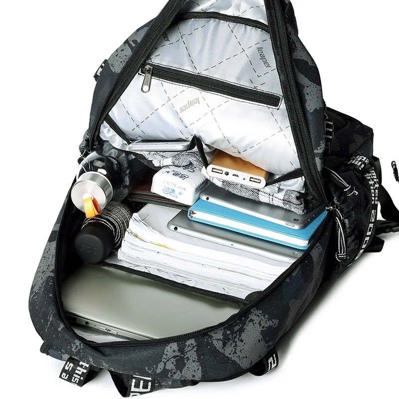 Faux Leather Synthetic Material Backpack Men's Large Capacity Students Computer Bag
Faux Leather Synthetic Material Backpack Men's Large Capacity Students Computer Bag