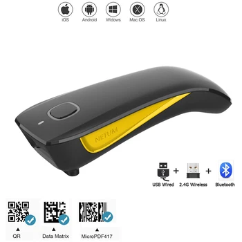 NETUM C750 Bluetooth 2D Barcode Scanner Pocket Wireless QR Reader Data Matrix PDF417 IOS Android Windows
NETUM C750 Bluetooth 2D Barcode Scanner Pocket Wireless QR Reader Data Matrix PDF417 IOS Android Windows