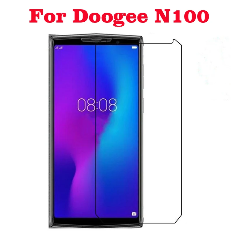 2.5D Tempered Glass For Doogee N100 Protective Film 9H Explosion-proof LCD Screen Protector N1000 | Мобильные телефоны и