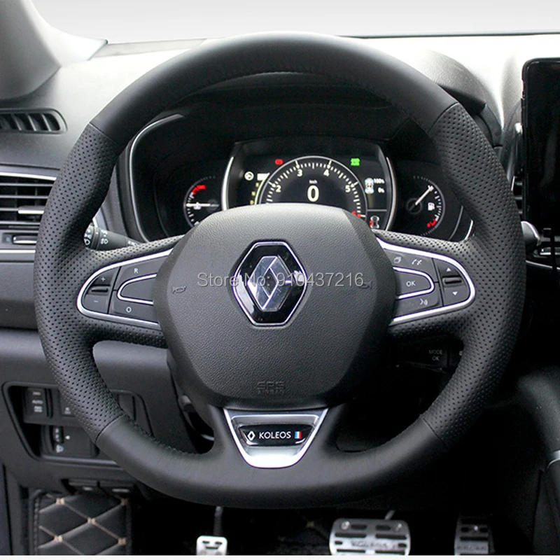 For Renault Koleos 2018 DIY Black Perforated Suede Leather Hand sewing Steering Wheel Wrap Cover
For Renault Koleos 2018 DIY Black Perforated Suede Leather Hand sewing Steering Wheel Wrap Cover