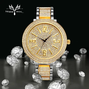MISSFOX Man Watch Luxury Gold And Silver Business Stylish Male Dimond Dial Time Big Number Quartz Watches For Men New items 2020
MISSFOX Man Watch Luxury Gold And Silver Business Stylish Male Dimond Dial Time Big Number Quartz Watches For Men New items 2020