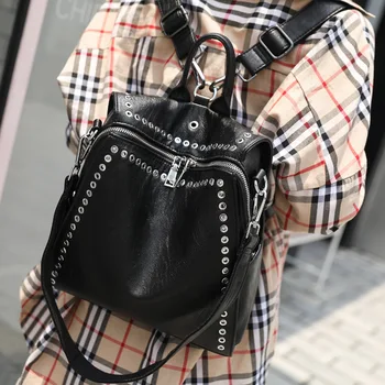 Bag Women's 2020 Spring And Summer New Style Korean-style Backpack Women's Cool Fashion Rivet Decoration Women's
Bag Women's 2020 Spring And Summer New Style Korean-style Backpack Women's Cool Fashion Rivet Decoration Women's