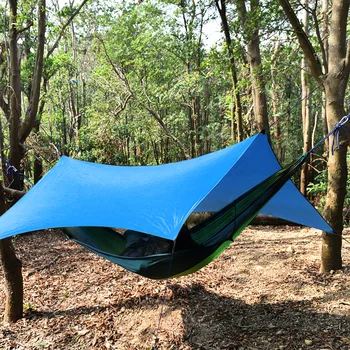 9.8ft x 9.8ft Lightweight Hammock Sun Shelter Shade Tent Tarp Awning Canopy for Outdoor Camping Hiking Backpacking Picnic
9.8ft x 9.8ft Lightweight Hammock Sun Shelter Shade Tent Tarp Awning Canopy for Outdoor Camping Hiking Backpacking Picnic