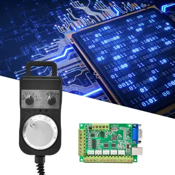 Motion Controller Green 5 Axle MACH3 USB Interface Board CNC Motion Control Card + No Stop Handwheel
Motion Controller Green 5 Axle MACH3 USB Interface Board CNC Motion Control Card + No Stop Handwheel