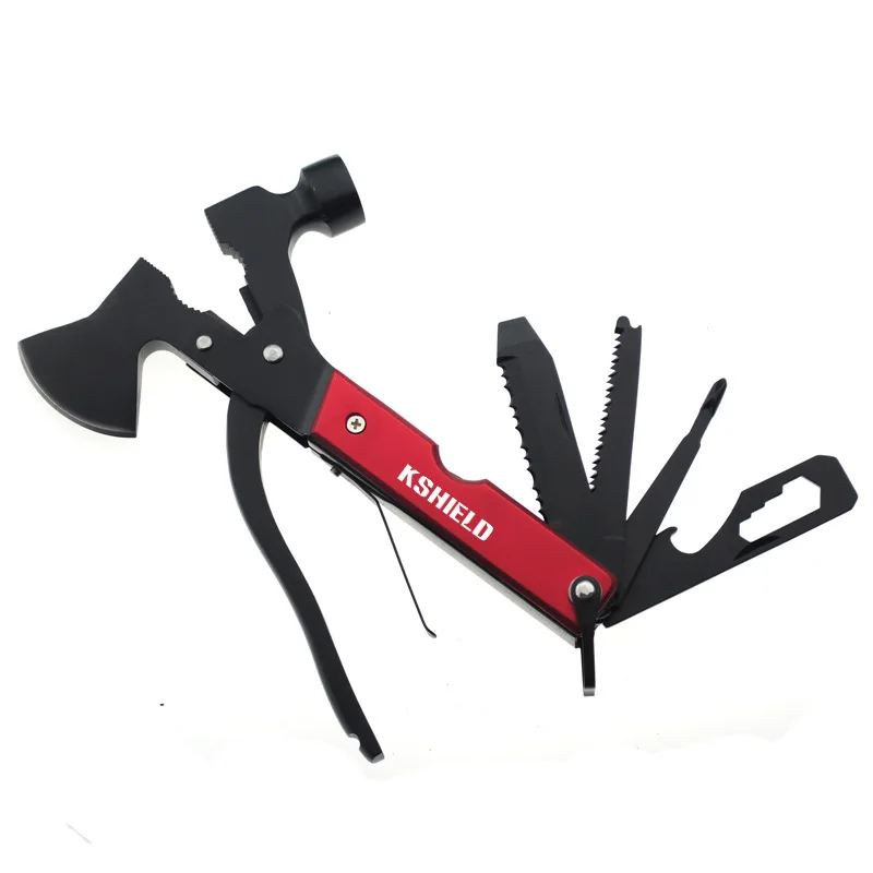 EDC Axe Outdoor Multi-Pliers Hammer Cutter Tools Camping Survival Axe Multi-Purpose Camping Axe Multi Emergency Survival Tool
EDC Axe Outdoor Multi-Pliers Hammer Cutter Tools Camping Survival Axe Multi-Purpose Camping Axe Multi Emergency Survival Tool