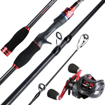 Sougayilang Rod Combo 4 Sections Carbon Fiber Casting Rod 2.1M-2.4M with Baitcasting Reel 12 +1BB Right/Left Hand Fishing Reel
Sougayilang Rod Combo 4 Sections Carbon Fiber Casting Rod 2.1M-2.4M with Baitcasting Reel 12 +1BB Right/Left Hand Fishing Reel