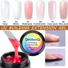 8 мл поли гель быстрое строительство полигель Кристальное желе твердый поли гель акриловый Oje замочить от наращивания ногтей Слип раствор г...(China)