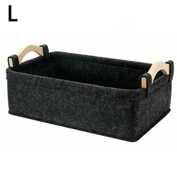 1x Felt Cloth+pine Wood Portable Storage Basket Transport Basket Storage Box Felt Square Storage Holders
1x Felt Cloth+pine Wood Portable Storage Basket Transport Basket Storage Box Felt Square Storage Holders