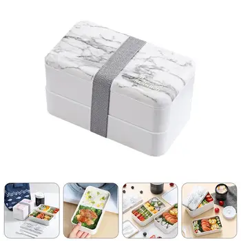 1 Set 2-Grid Meal Container Practical Lunch Box Microwavable Bento Box For Family Work School Picnic
1 Set 2-Grid Meal Container Practical Lunch Box Microwavable Bento Box For Family Work School Picnic