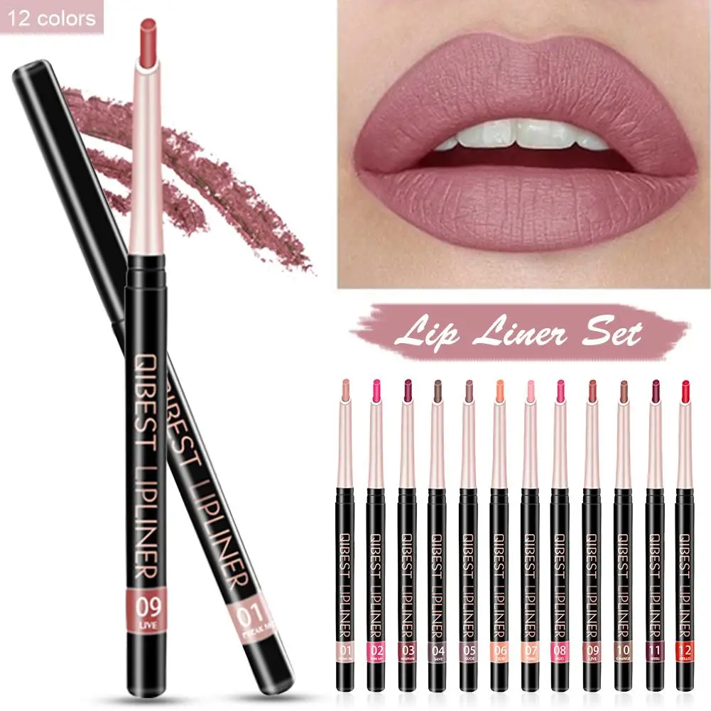 12 Color Matte Lip Liner Pencil Waterproof Non-marking Matt Velvet Lipstick Pen Matte Long Lasting Moisturizing Lip Liner
12 Color Matte Lip Liner Pencil Waterproof Non-marking Matt Velvet Lipstick Pen Matte Long Lasting Moisturizing Lip Liner