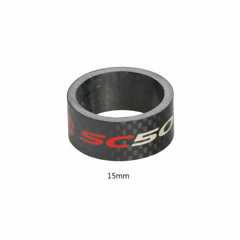 Description Picture 3 of itemTOSEEK Bicycle Headset Carbon Fiber Washer Mountain Road Bike 1-1/8 inch Stem washer Spacer 10/15/20mm Front Fork cycling Parts