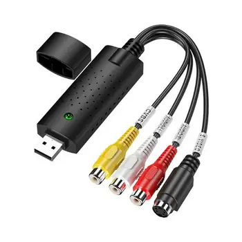 USB 2.0 Video Capture Card Converter PC Adapter TV Audio DVD DVR VHS For Window 2000 For XP For Vista For Win 7
USB 2.0 Video Capture Card Converter PC Adapter TV Audio DVD DVR VHS For Window 2000 For XP For Vista For Win 7