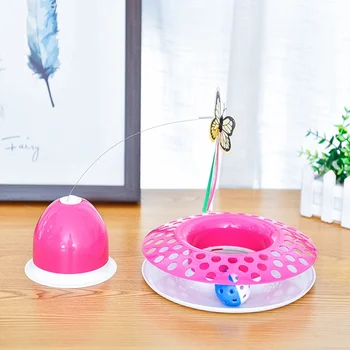 Electric Rotating Butterfly Funny dog Cat Toys cat Intelligence Amusement Pay Disc Cat Toys Ball Training Amusement plate
Electric Rotating Butterfly Funny dog Cat Toys cat Intelligence Amusement Pay Disc Cat Toys Ball Training Amusement plate