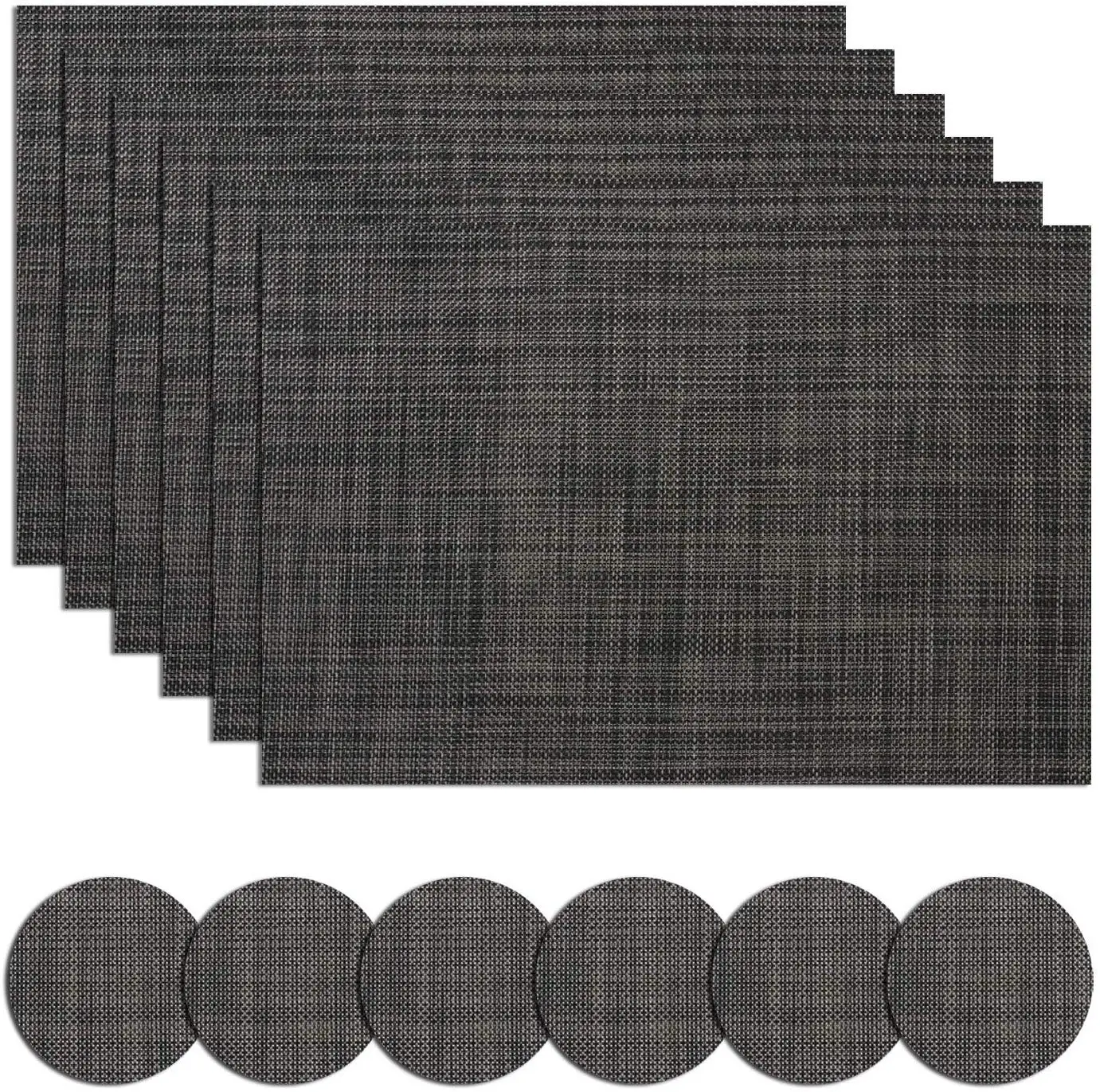 metable Homcomodar Placemats and Coasters set of 6 Heat Resistance Durable PVC Table Mats for Dining Tables
metable Homcomodar Placemats and Coasters set of 6 Heat Resistance Durable PVC Table Mats for Dining Tables