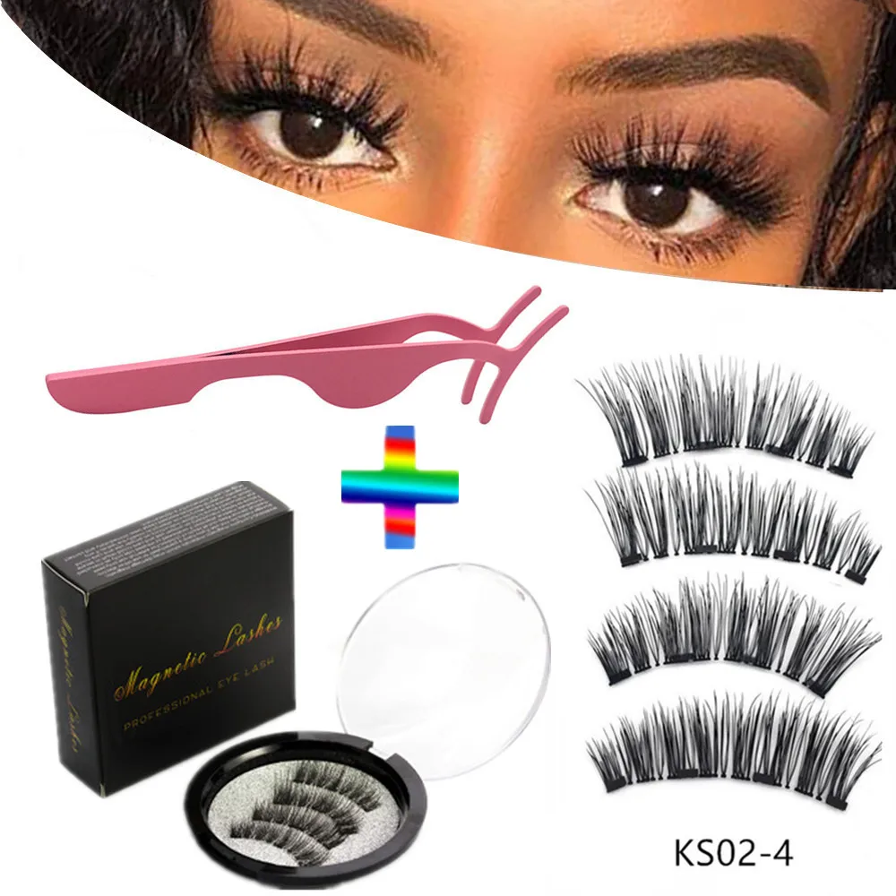 4 pieces of natural magnetic eyelashes, reusable eyelashes, glue-free eyelashes, quantum eyelash curler, easy to wear shipping 
4 pieces of natural magnetic eyelashes, reusable eyelashes, glue-free eyelashes, quantum eyelash curler, easy to wear shipping