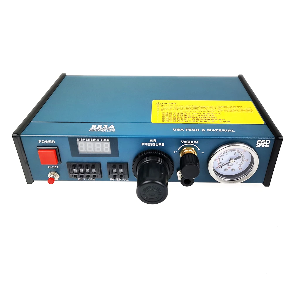 983A Glue Dispenser machine Liquid Semi Automatic Dispensing 983A 220V Auto Glue Dispenser 983A Dispensing system
983A Glue Dispenser machine Liquid Semi Automatic Dispensing 983A 220V Auto Glue Dispenser 983A Dispensing system