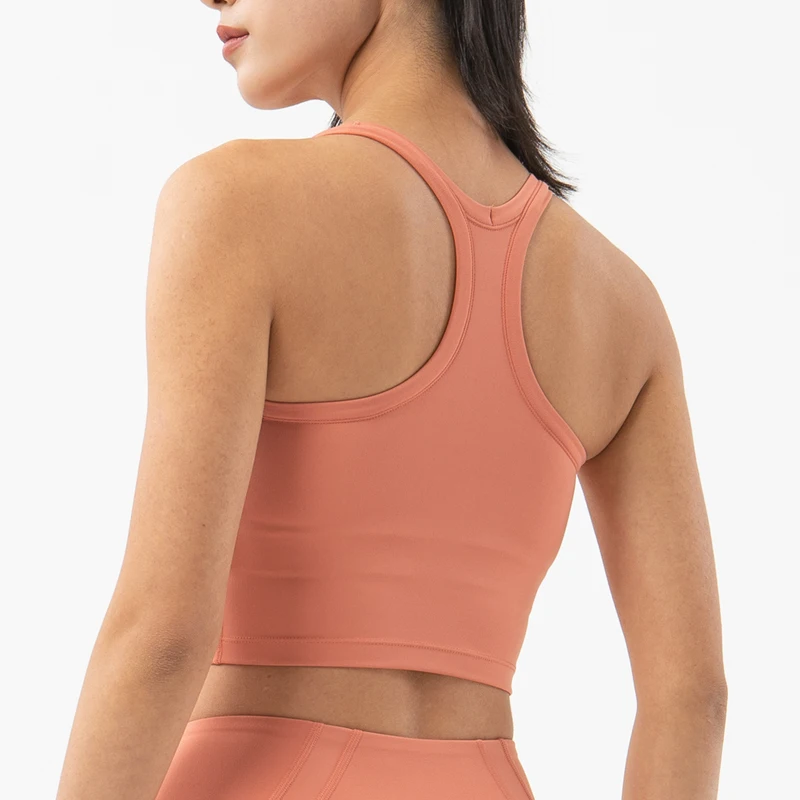 SOISOU Nylon Sports Top Women's Bra Yoga Fitness Gym Breathable Bras Underwear Vest Double Layer Support Bra 6 Colors SOISOU Nylon Sports Top Women's Bra Yoga Fitness Gym Breathable Bras Underwear Vest Double Layer Support Bra 6 Colors