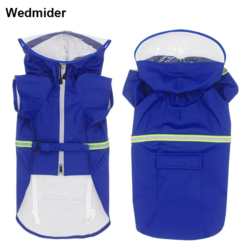 Waterproof Dog Raincoat Reflective Dogs Rain Jacket Safety Rainwear Dog Jumpsuits Poncho Clothes For Medium Large Pet Dogs
Waterproof Dog Raincoat Reflective Dogs Rain Jacket Safety Rainwear Dog Jumpsuits Poncho Clothes For Medium Large Pet Dogs