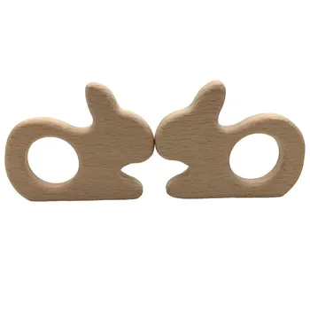 DIY Cartoon Animals Moon Rabbit Shape Baby Wooden Teether Food Grade Beech Pacifier Chain 3C Certification Wood Baby Teether Toy
DIY Cartoon Animals Moon Rabbit Shape Baby Wooden Teether Food Grade Beech Pacifier Chain 3C Certification Wood Baby Teether Toy