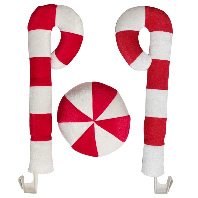 Christmas Decoration Car Antlers with Nose Lollipop Cane Christmas Car Vehicle Decoration Kit 3 Pieces
Christmas Decoration Car Antlers with Nose Lollipop Cane Christmas Car Vehicle Decoration Kit 3 Pieces
